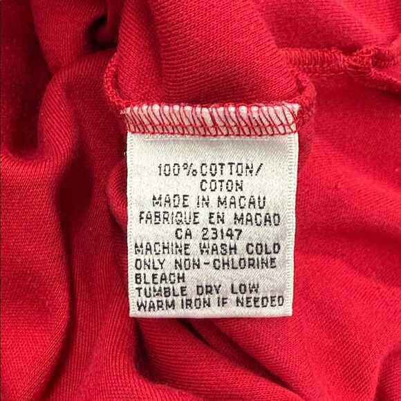 New NOS vintage Talbots Red Dress with White Stripes - Picture 4 of 4